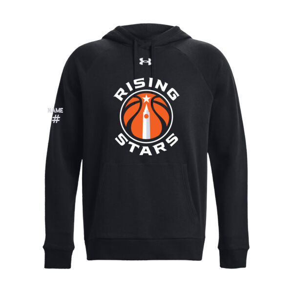 UA Men's Rising Stars Emblem Printed Rival Fleece Hoodie Thumbnail