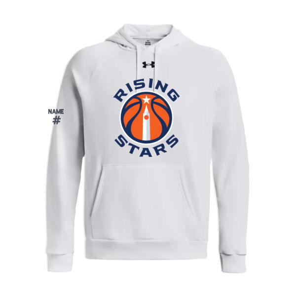 UA Men's Rising Stars Emblem Printed Rival Fleece Hoodie Thumbnail