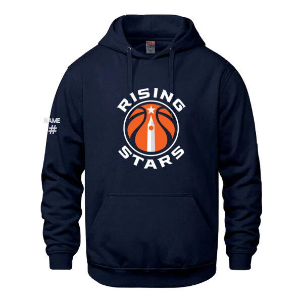 Vault Unisex Rising Stars Emblem Printed Hoodie Thumbnail